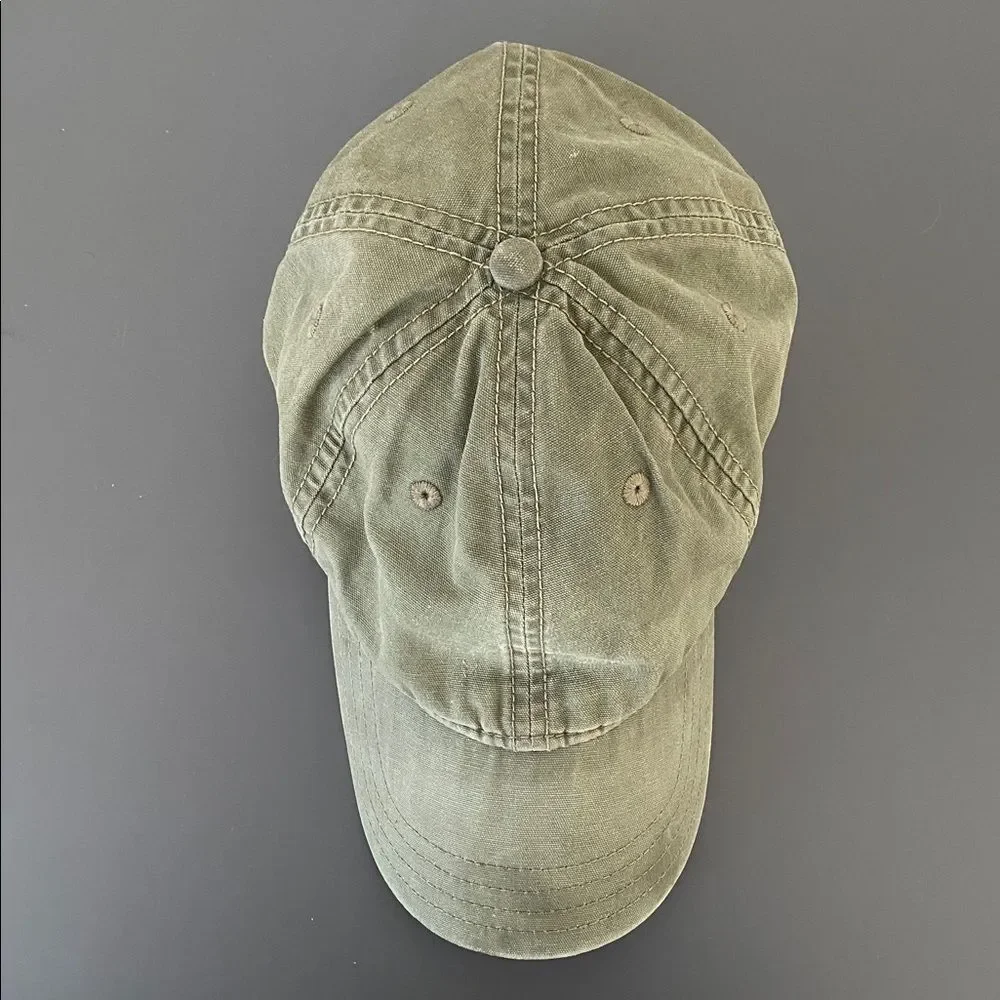 Prana Sage Green Distressed Cap OS Hiking Outdoor Yoga Granola Girl